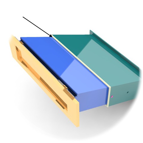Seal letter chute sections with silicon