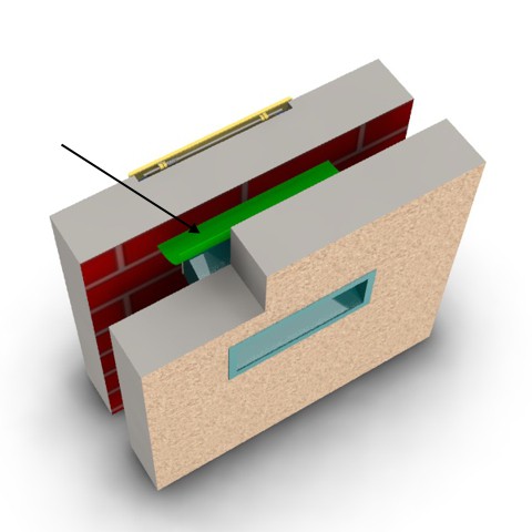 Insert a membrane above letter chute