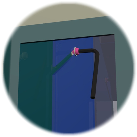 Tighten chute bolts