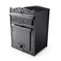 Black Post Box