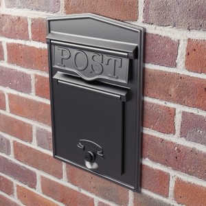 Lettasafe Postbox Securely fiitted into a wall