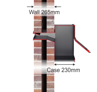 More Info Cavity Wall with 230mm box