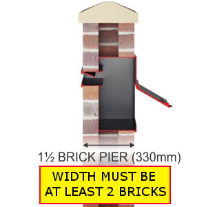 More Info 1½ Brick Wall